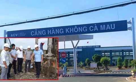 Sân bay Cà Mau đang được mở rộng đến đâu?