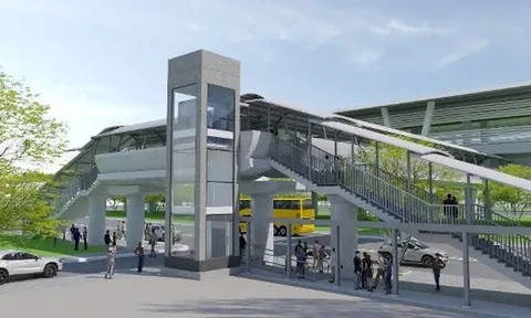 Khởi công 8 thang máy trọng tải 1.000kg dọc cầu vượt bộ hành tuyến metro số 1