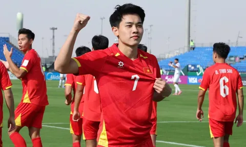Đình Bắc tỏa sáng giúp U23 Việt Nam thắng U23 Jordan