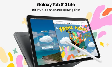 Galaxy Tab S10 Lite: Máy tính bảng đa năng