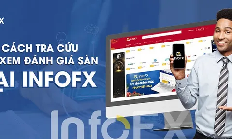 Cách tra cứu và xem đánh giá sàn tại InfoFX