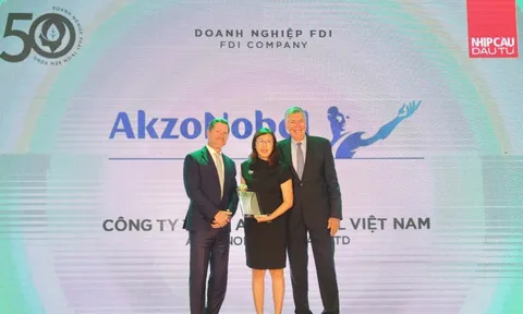 AkzoNobel đạt giải thưởng TOP50 Doanh nghiệp Phát triển Bền vững