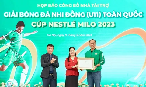Nestlé MILO tiếp tục đồng hành cùng Giải Bóng đá Nhi đồng U11 toàn quốc