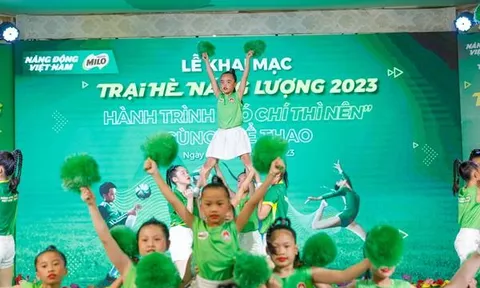 Nestlé MILO tổ chức Trại hè Năng lượng 2023 (E-Camp)- nơi trẻ rèn ý chí thể thao