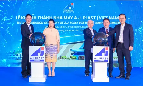 Khánh thành Nhà máy sản xuất màng phim nhựa A.J. Plast tại Việt Nam