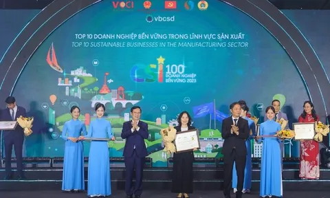 HEINEKEN Việt Nam được công nhận là một trong 3 doanh nghiệp phát triển  bền vững nhất Việt Nam năm thứ 8 liên tiếp