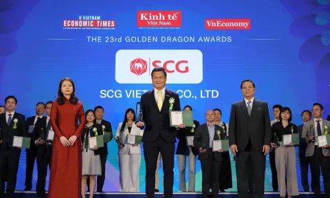 SCG nằm trong top 10 doanh nghiệp FIEs tiêu biểu tại Lễ trao giải Rồng Vàng 2023-2024