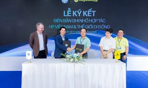 HP Việt Nam hợp tác cùng Thế Giới Di Động, tập trung vào phát triển ngành bán lẻ và trải nghiệm cao cấp cho người dùng