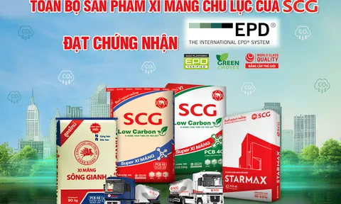 SCG Việt Nam đạt chứng nhận EPD cho toàn bộ xi măng chủ lực