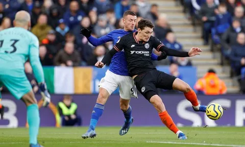 Leicester - Chelsea 2-2: Rudiger ghi cú đúp gỡ hòa sau sai lầm của Caballero