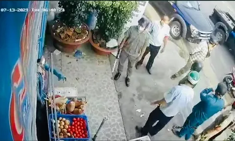 Phạt hành chính vợ chồng vi phạm Chỉ thị 16 đôi co với tổ liên ngành phường