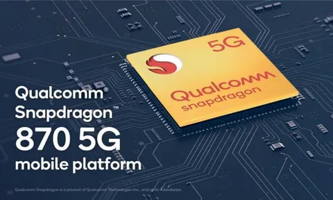 Qualcomm giới thiệu nền tảng di động cải tiến Snapdragon 870 5G cho thiết bị high-end