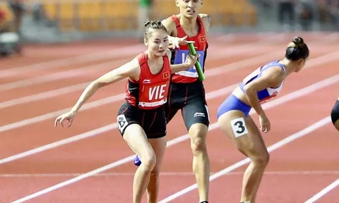 Điền kinh Việt Nam đoạt HCV 4x400m tiếp sức hỗn hợp