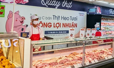 Hệ thống Big C và GO! bán thịt heo tươi không lợi nhuận