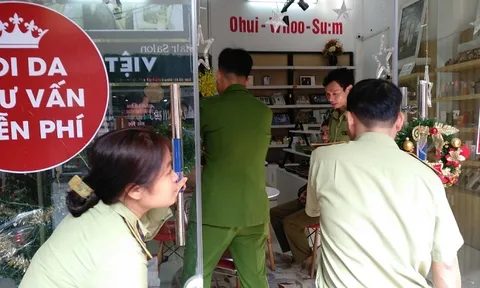 Queen cosmetics bị lập biên bản và thu giữ hàng hóa mỹ phẩm nhập lậu