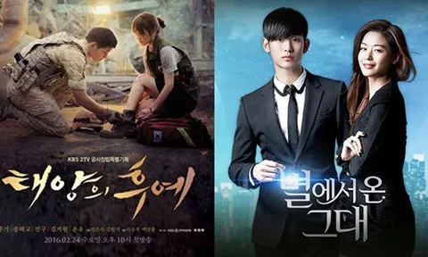 Doanh thu 'Hậu duệ của mặt trời' vượt mặt 'Vì sao đưa anh tới'