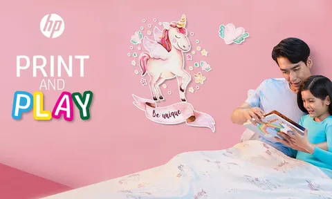 Cùng trẻ vừa học vừa chơi tại nhà với HP Print & Play