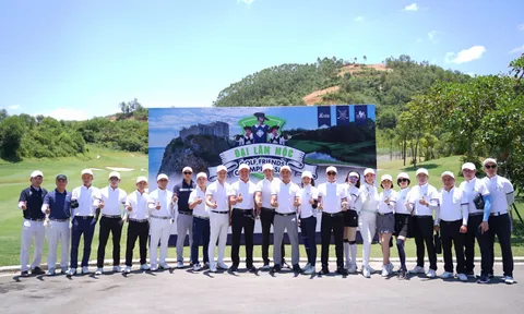 Ca sĩ Tuấn Hưng và MC Hải Anh đạt thứ hạng cao trong giải đấu Golf