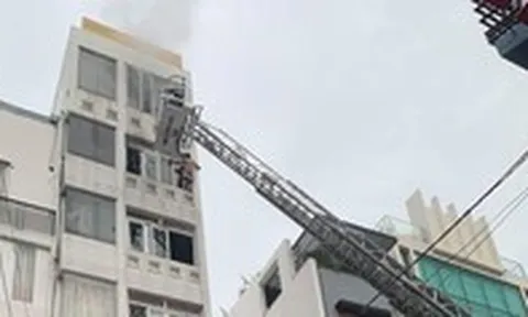 Cháy khách sạn tại quận 10, 1 người tử vong, 1 người bị thương