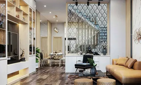 6 mẫu vách ngăn cầu thang phổ biến hiện nay