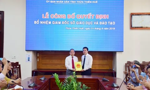 Ông Nguyễn Tân làm Giám đốc Sở GD-ĐT tỉnh Thừa Thiên – Huế