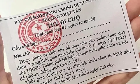 Hà Nội chuẩn bị triển khai phát phiếu đi chợ toàn thành phố