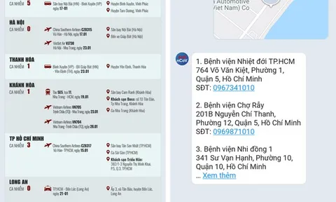 Chatbot về nCoV trên Zalo kiểm tra khu vực lây nhiễm theo địa phương