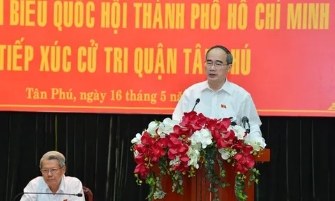 Bí thư Thành ủy TPHCM Nguyễn Thiện Nhân kiểm tra thực tế vi phạm xây dựng tại Bình Chánh