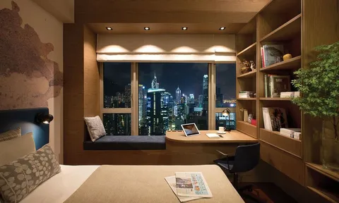 Ý tưởng thiết kế phòng ngủ kết hợp với góc đọc sách