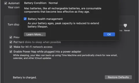 Cập nhật macOS 10.5.5 để kéo dài tuổi thọ pin máy tính Macbook