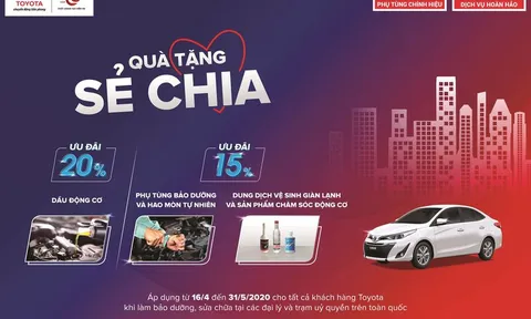 Toyota Việt Nam tặng quà bảo dưỡng xe cho khách hàng