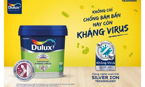 Dulux ra mắt giải pháp sơn kháng virus và vi khuẩn