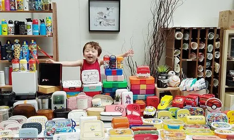 Bà mẹ gốc Việt gây “bão mạng” vì bộ sưu tập cơm trưa hoành tráng cho con trai