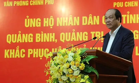 Thêm 6 tỷ đồng ủng hộ nhân dân 3 tỉnh miền Trung bị ảnh hưởng thiên tai