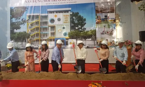 Quận 3 đồng loạt khởi công 5 dự án trường học