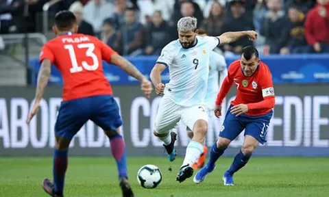 Hai thẻ đỏ và 3 bàn thắng: Trận tranh hạng Ba giải Copa Armerica giữa Argentina và Chile