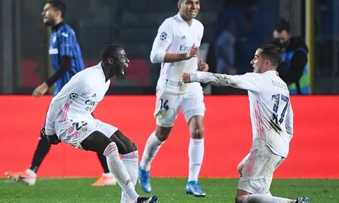 Mendy giúp Real nhọc nhằn vượt ải Atalanta