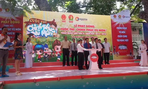 Cuộc thi kiến thức trực tuyến 'Chinh phục vũ môn' thu hút một hàng triệu học sinh tham gia