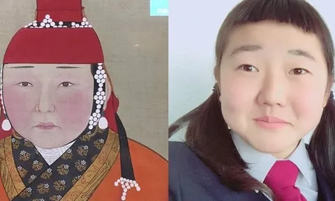Cô gái bất ngờ nổi tiếng vì giống hoàng hậu thời xưa