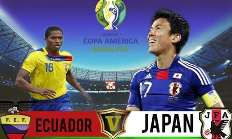 Lượt cuối bảng C Copa America 2019 - trận đấu giữa Ecuador và Nhật Bản: Đôi công rực lửa, kết quả bất ngờ