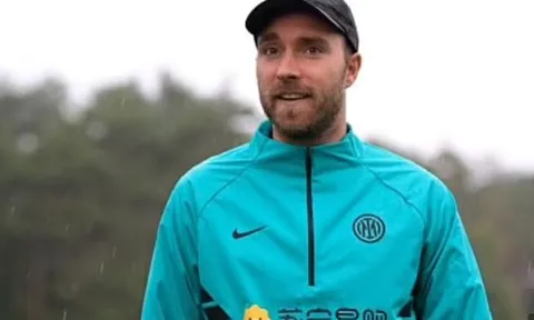 Eriksen trở lại Inter với &#039;thể trạng và tinh thần tuyệt vời&#039;