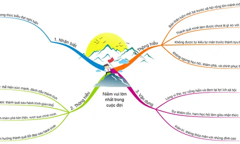 Gợi ý giải đề thi minh họa môn Ngữ văn bằng sơ đồ tư duy