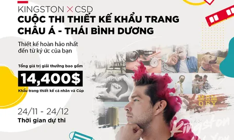 Kingston hợp tác cùng CSD tổ chức Cuộc thi thiết kế khẩu trang