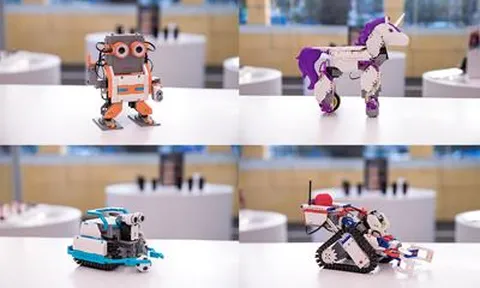 Trải nghiệm “Cùng học cùng chơi với robot trí tuệ nhân tạo (A.I)”