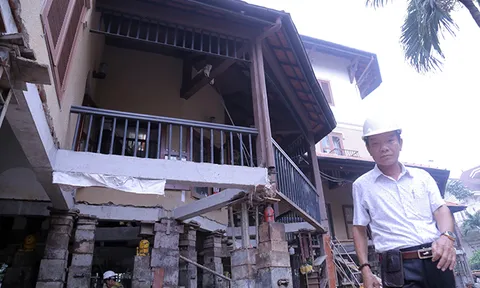 “Thần đèn” nâng biệt thự nặng ngàn tấn ở Sài Gòn lên 2m